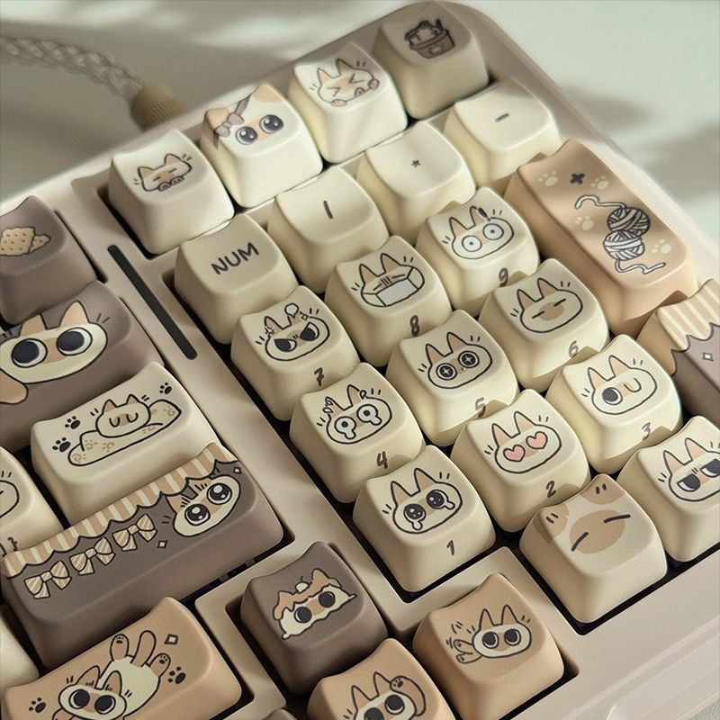 Tổng hợp keycap dễ thương, chất liệu PBT cao cấp, lắp được cho nhiều loại bàn phím | BigBuy360 - bigbuy360.vn