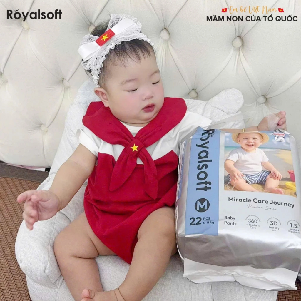 [QUÀ TO] Bỉm quần dán Royal Soft - Tã Bỉm Cao Cấp Siêu Mỏng- size DÁN NB/S/M QUẦN M/L/XL/XXL/3XL/4XL
