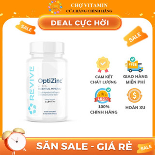  Thực Phẩm Bảo Vệ Sức Khoẻ Revive OptiZinc - Viên Uống Bổ Sung Kẽm Hỗ Trợ Miễn Dịch & Tăng Cường Sức Khỏe Toàn Diện 