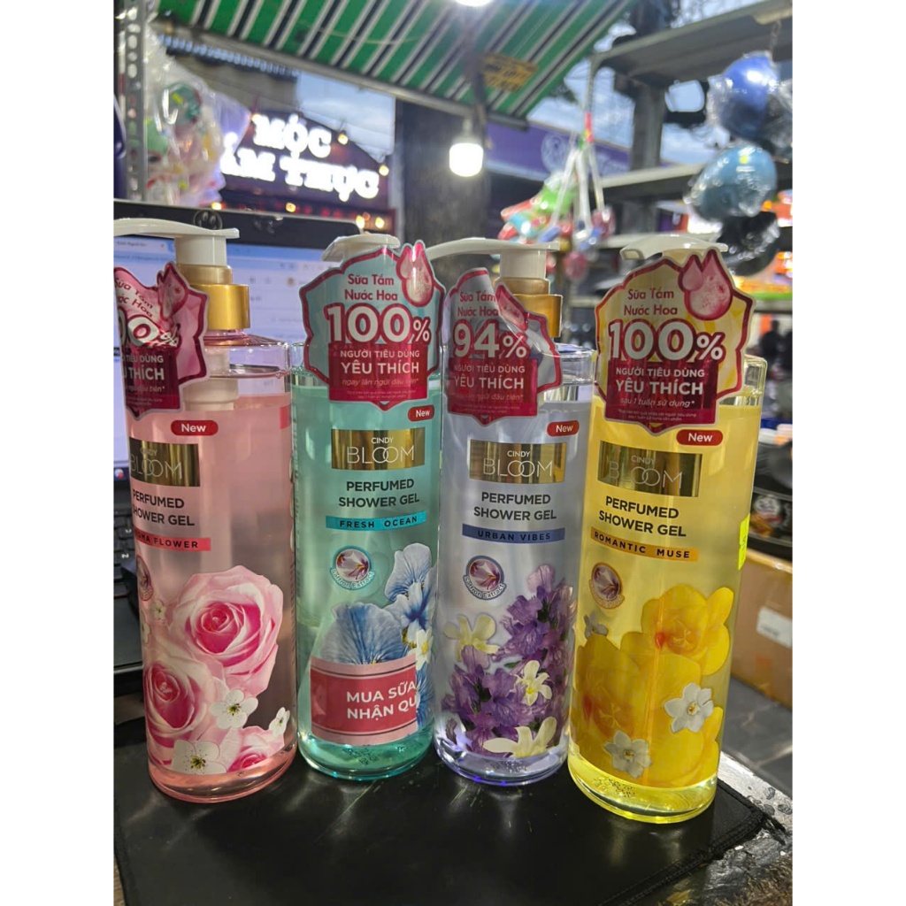 Sữa tắm nước hoa Cindy bloom 640g
