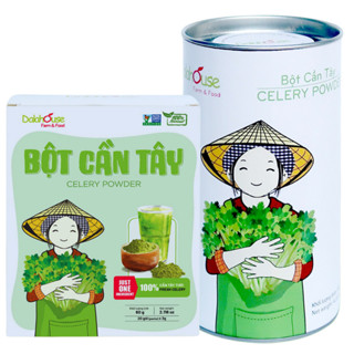  Bột cần tây hữu cơ Dalahouse Bột rau sấy lạnh không đường tốt cho người huyết áp cao mỡ máu 