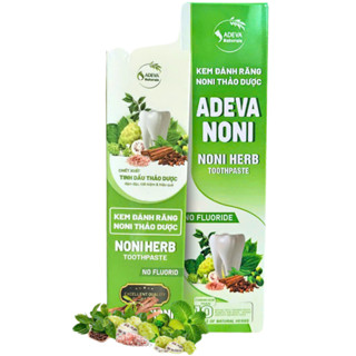 Kem đánh răng  thảo dược Adeva - Giảm hôi miệng, trắng răng tự nhiên, bảo vệ răng miệng toàn diện