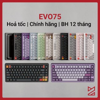  Bàn phím Evo75 - Phím cơ nhôm CNC cao cấp - Kết nối không dây 3 chế độ - LED RGB 