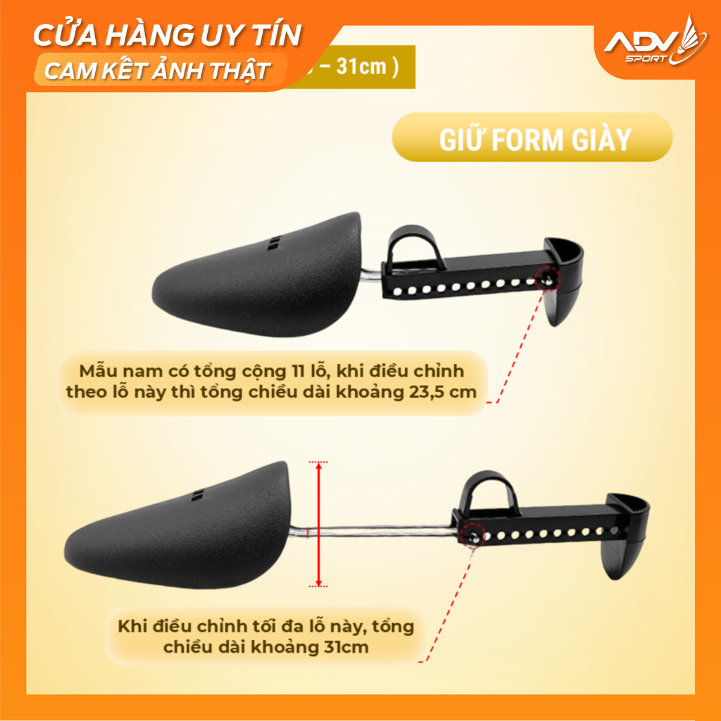 (Phụ kiện) Cây giữ form giày SHOES TREE Đủ Size / Chất Lượng Cao