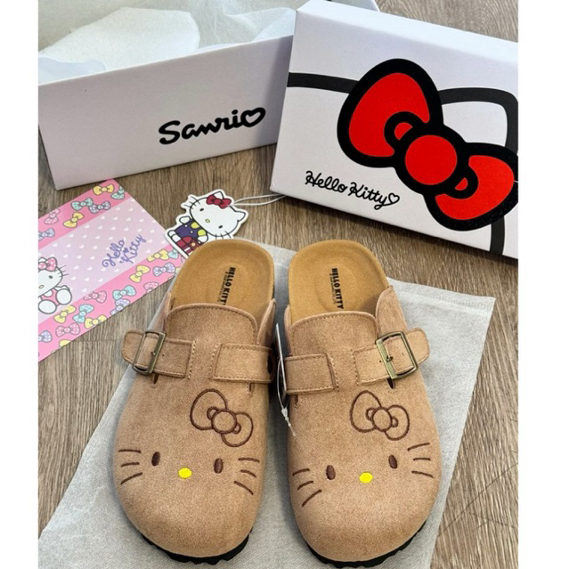 (Sẵn 36,37,39) Giày Lười Sanrio x Hello Kitty Chính Hãng