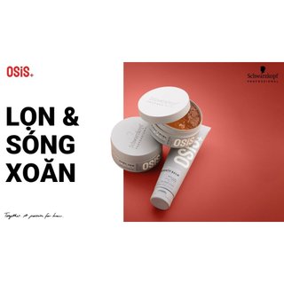 Tạo kiểu Osis: Xịt bóng tóc Osis 1 Sparkler, gôm freeze, session, mes up, flex wax, dust it