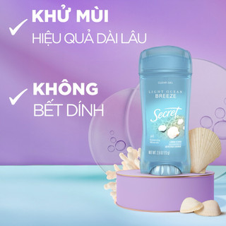 [LINARY1994] Lăn Khử Mùi/ Gel khử mùi ngăn mồ hôi Secret pH balanced (nhiều mùi)