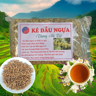 1kg ké đầu ngựa sao vàng hạ thổ, khô, thơm, thảo mộc tự nhiên thường dùng pha trà thanh lọc
