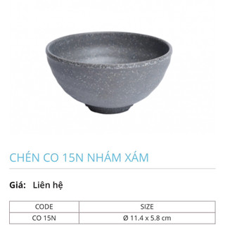 Chén cơm nhựa Melamine Co15 nhám đủ màu cao cấp Fataco