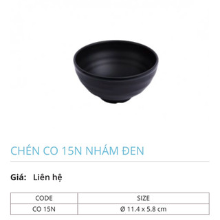 Chén cơm nhựa Melamine Co15 nhám đủ màu cao cấp Fataco
