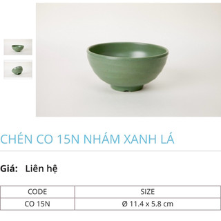 Chén cơm nhựa Melamine Co15 nhám đủ màu cao cấp Fataco