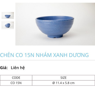 Chén cơm nhựa Melamine Co15 nhám đủ màu cao cấp Fataco