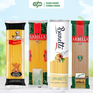 Mì Ý spaghetti 500g các loại, mỳ ý Spaghetti sợi tròn thơm ngon, dẻo dai dễ dàng chế biến