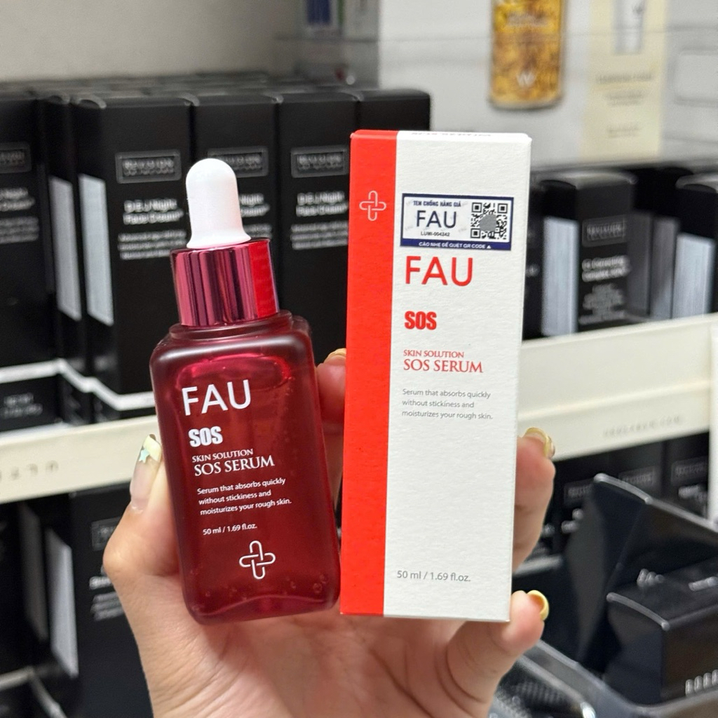   Mẫu mới  ĐMN Serum Fau Sos 50ml - siêu tinh chất làm dịu ,phục hồi giảm đỏ cho da 