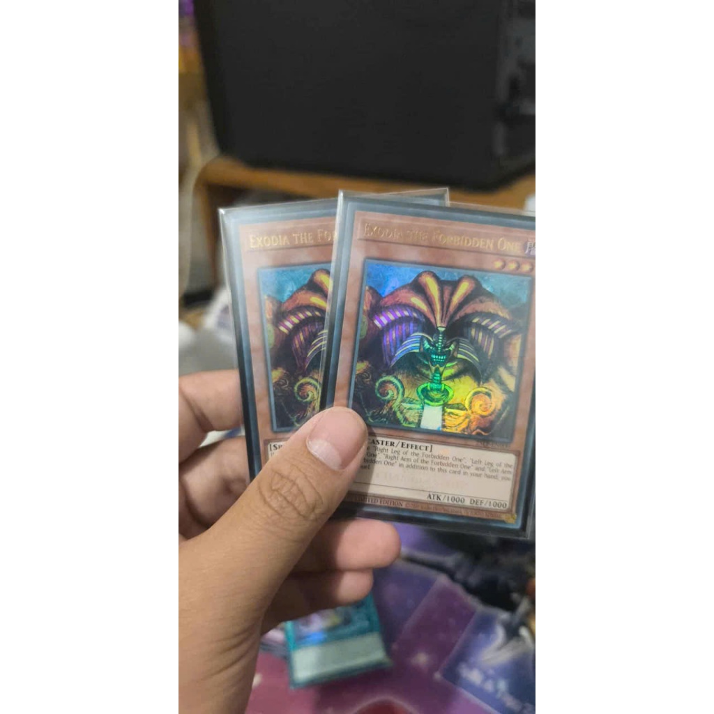 [Yugioh Funny Shop] 1 lá thẻ bài Exodia the Forbidden One (V.1 - Ultra Rare) - 25LP-EN000 - LOGO WCS