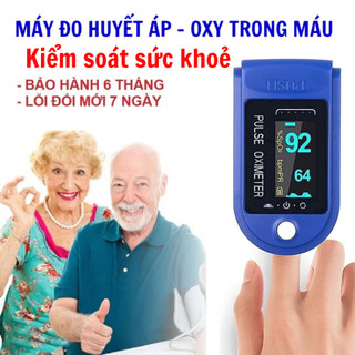 Máy đo huyết áp Máy đo nồng độ oxy trong máu và nhịp tim máy đo Spo2 LK87 kẹp ngón tay