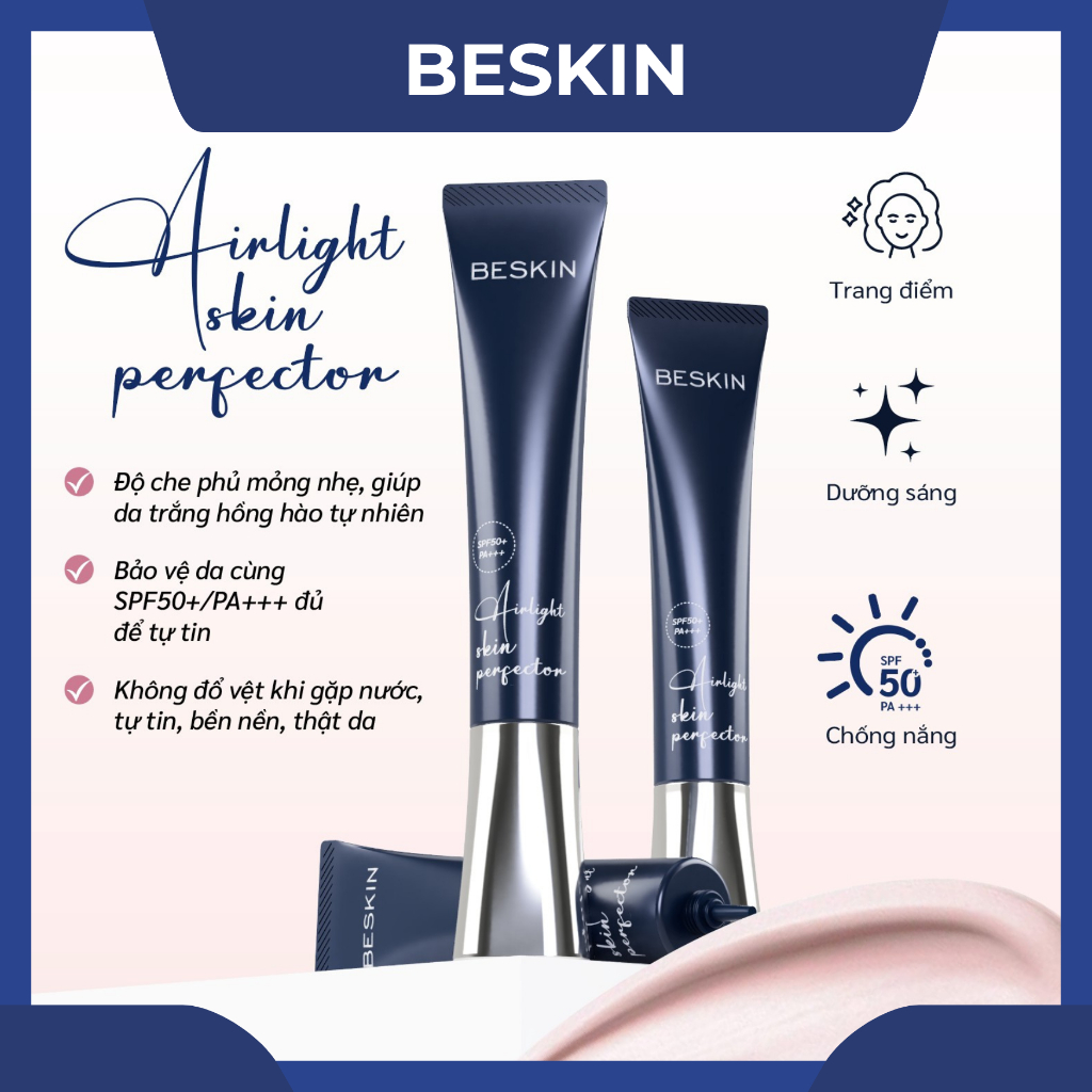 KEM NỀN TRANG ĐIỂM, DƯỠNG DA, CHỐNG NẮNG ĐA NĂNG "Ainlight Skin Perpector" - Dung tích: 20g - Thương