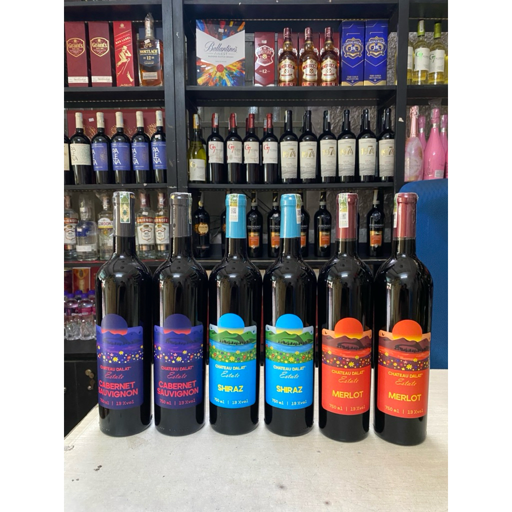 Rươu Vang Đà Lạt Chateau Dalat ESTATE 13% 750ml