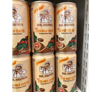 Cà phê Blue Mountain Blend Mr.Brown 240ml (lốc 6 lon)