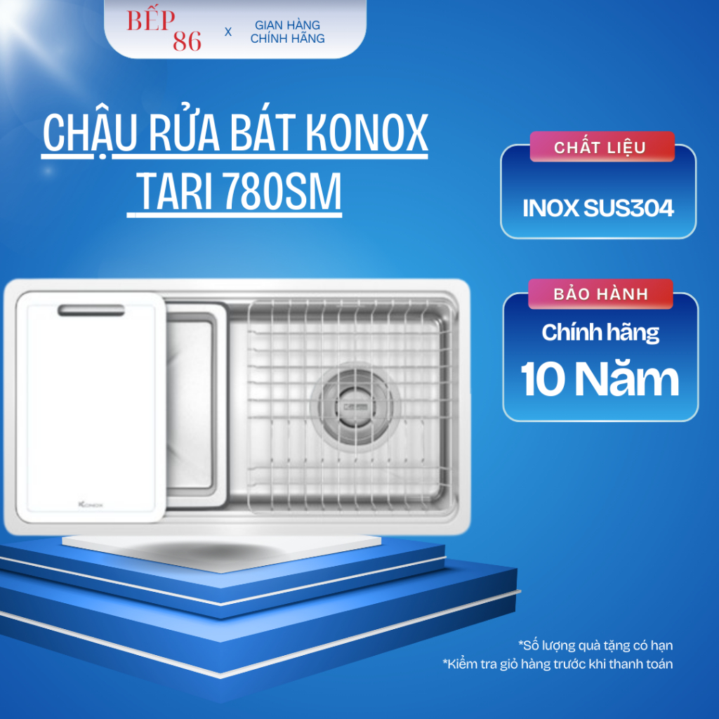 Chậu rửa bát KONOX Tari 780SM | HÀNG CHÍNH HÃNG KONOX