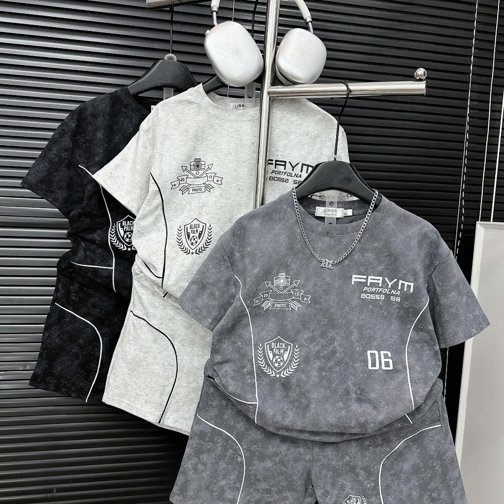 Bộ Quần Áo Cho Bé Trai Cotton Cao Cấp 17-60kg số 06 Vải Mềm Mịn Thoáng Mát, Co Giãn 4 Chiều, 3 Màu