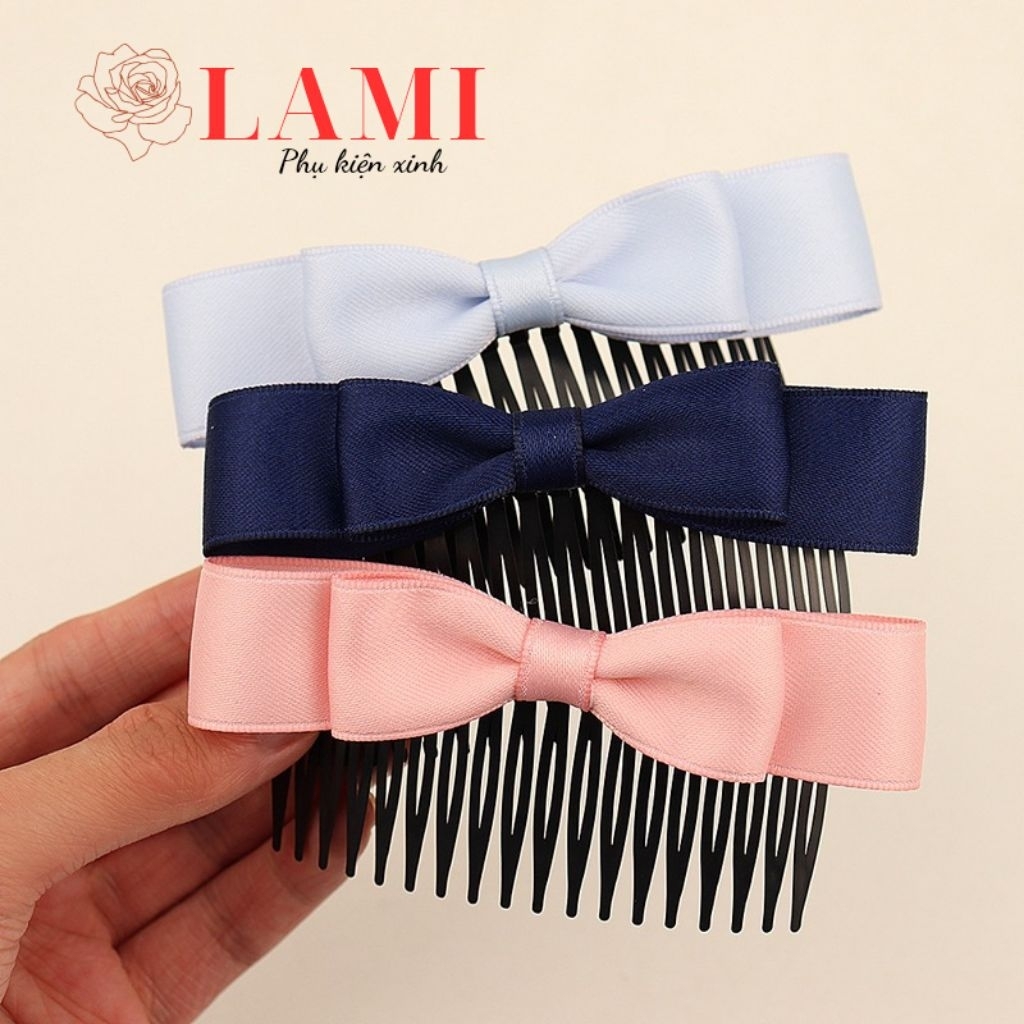 Cài Xước Tóc Đính Nơ Xinh Xắn Tiện Lợi Cho Nữ