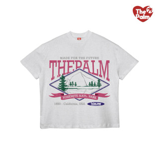 CHÍNH HÃNG - Áo Thun Xám Tiêu Nhạt "YOSEMITE" UNISEX - ThePalm