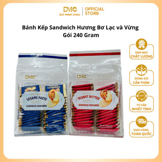  Bánh Kếp Sandwich Hương Bơ Lạc và Vừng Gói 240 Gram 