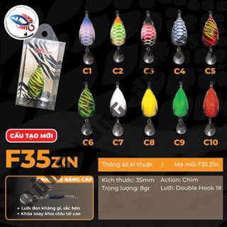  Mồi Giả Nhái Hơi F35 Chính Hãng TNT Chuyên Câu Lure Siêu Nhạy 