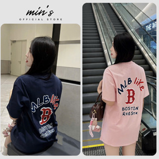  Áo Phông Unisex Nam Nữ In Chữ B Form Rộng Dấu Quần Vải Cotton 2 Chiều Cao Cấp 