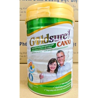  Sữa bột Goldsure canxi dinh dưỡng dành cho người loãng xương và đái tháo đường lon 900gram của công ty Đông Anh 