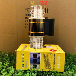  Đèn Tường Ngoài Trời,Đèn Trụ Pha Lê 2 Đầu Chống Nước Và Bộ Nguồn + LED_ ĐÈN LED TRANG TRÍ 