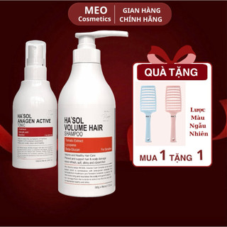  Combo Dầu Gội Phục Hồi Tóc Hư Tổn Volume Hair Hasol 500g + Xịt Dưỡng Kích Mọc Tóc Hasol 100ml 