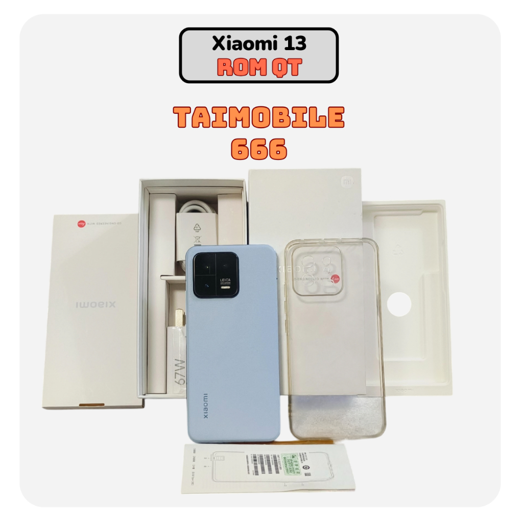  Điện thoại Xiaomi Mi 13 5G fullbox 12 256GB Snapdragon 8 Gen 2 - Sạc 67W-Pin 4500mah -BH 3 tháng 