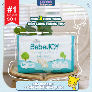 Tã Bỉm BebeJoy Hàn Quốc dán/ Quần NB50 S42 M40 M38 L36 XL34 XXL32 Chính hãng thấm hút cực nhanh, chống tràn,siêu mềm mịn