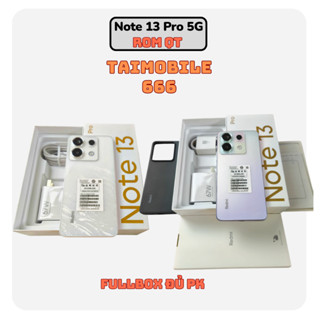 Điện thoại Xiaomi Redmi Note 13 Pro 5G Fullbox likenew 8/128GB Snap 7s Gen 2 - camera 200MP, NFC Tài Mobile