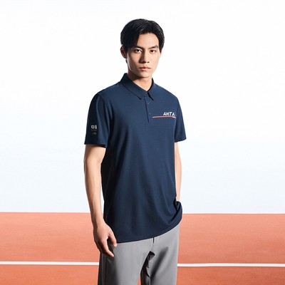 ANTA Nam ANTA Áo polo tay ngắn Thể Thao Short Sleeve Polo Shirt Pickleball Tập Gym Tennis 1524C7101