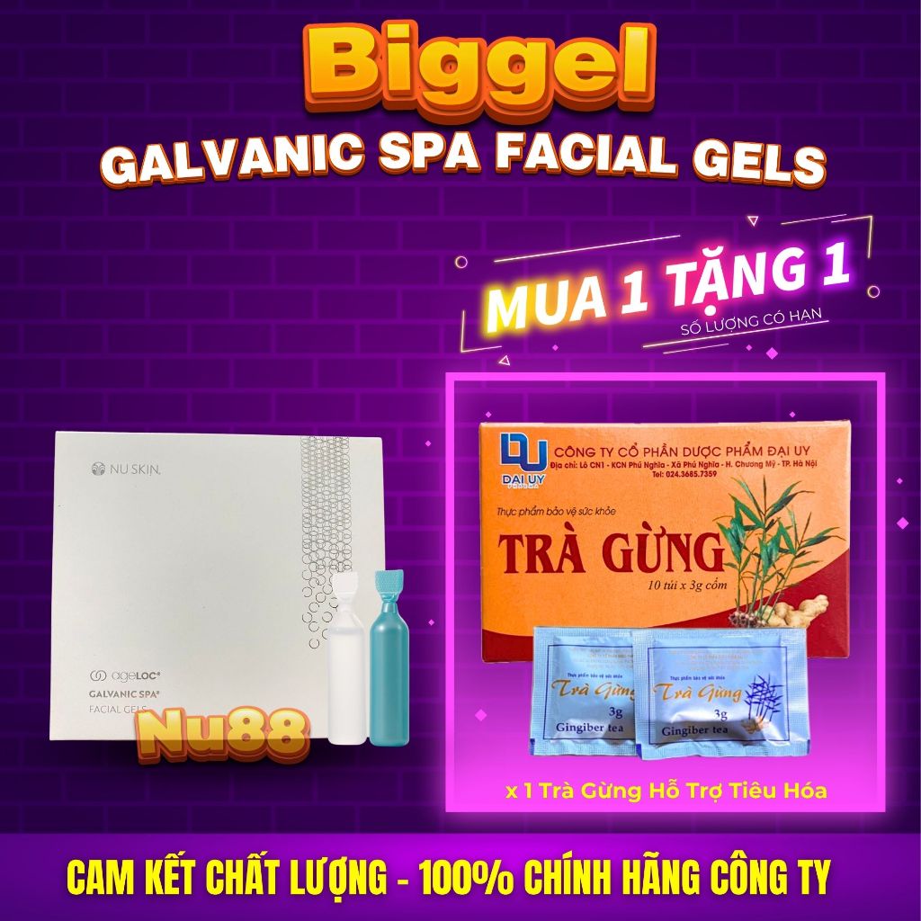 Biggel Chạy Máy Nâng Cơ Galvanic Spa Nuskin Chính Hãng