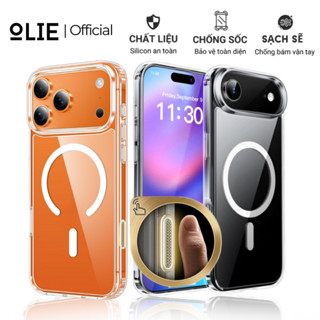 Ốp lưng OIie từ tính cho iPhone 17 Pro Max 17 Air 17Promax có Camera Control Button chống ố vàng