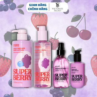 Body Mist Victoria Secret Chính Hãng Super Berry 236ml xịt thơm