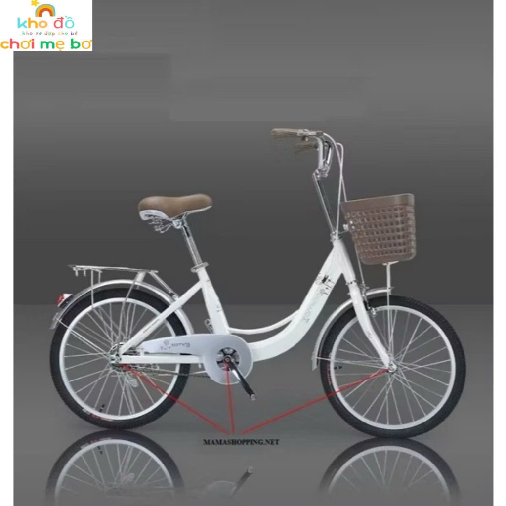 Xe đạp trẻ em Xe đạp mini Xaming 1 khung size 20 22 24 cho bé từ lớp 1- đến người lớn