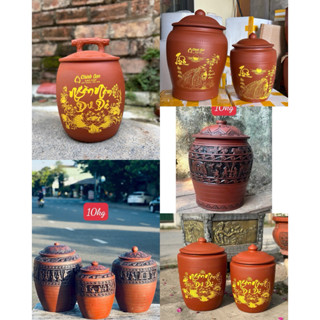  Chum gạo chĩnh gạo tài lộc đựng thực phẩm khô 