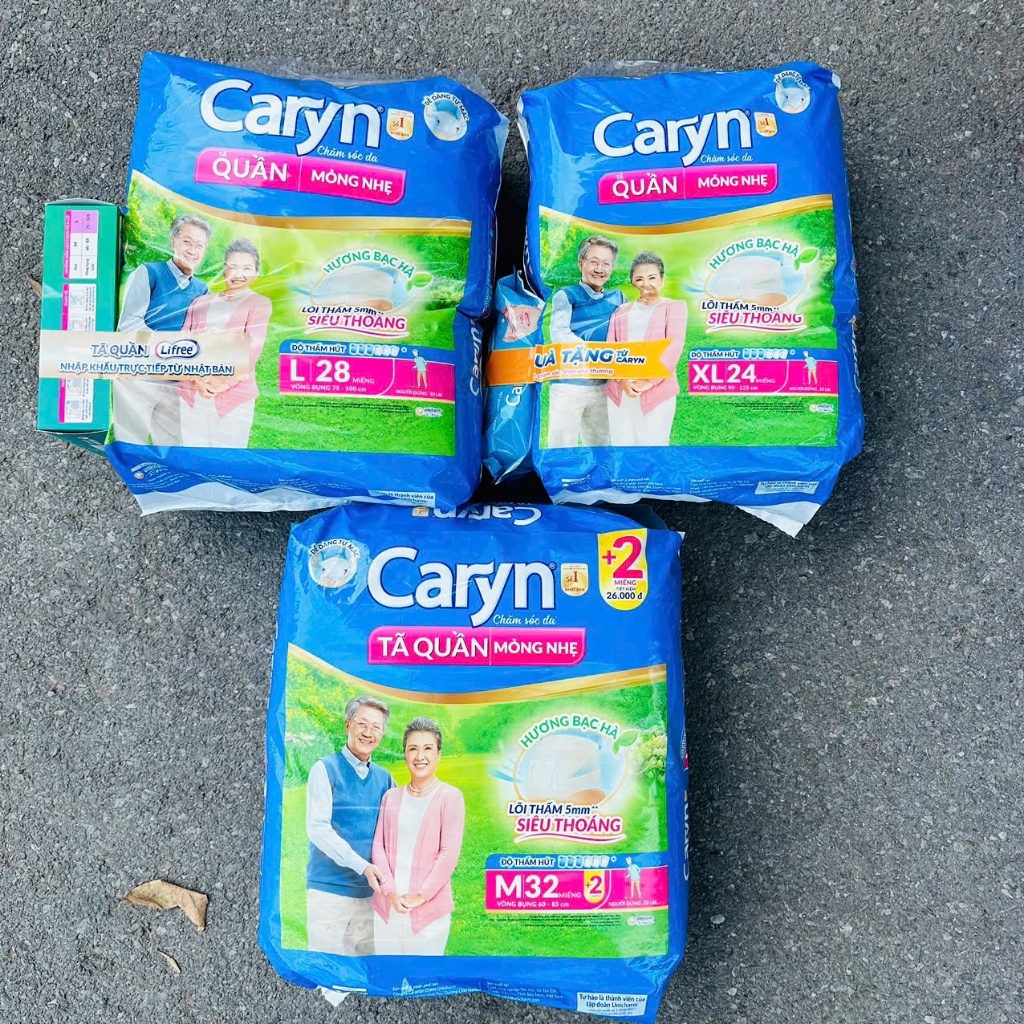 Tã quần Caryn XL24 L28 M32 miếng siêu thấm #tã quần caryn #caryn #bỉm caryn #bỉm già caryn #tã già c