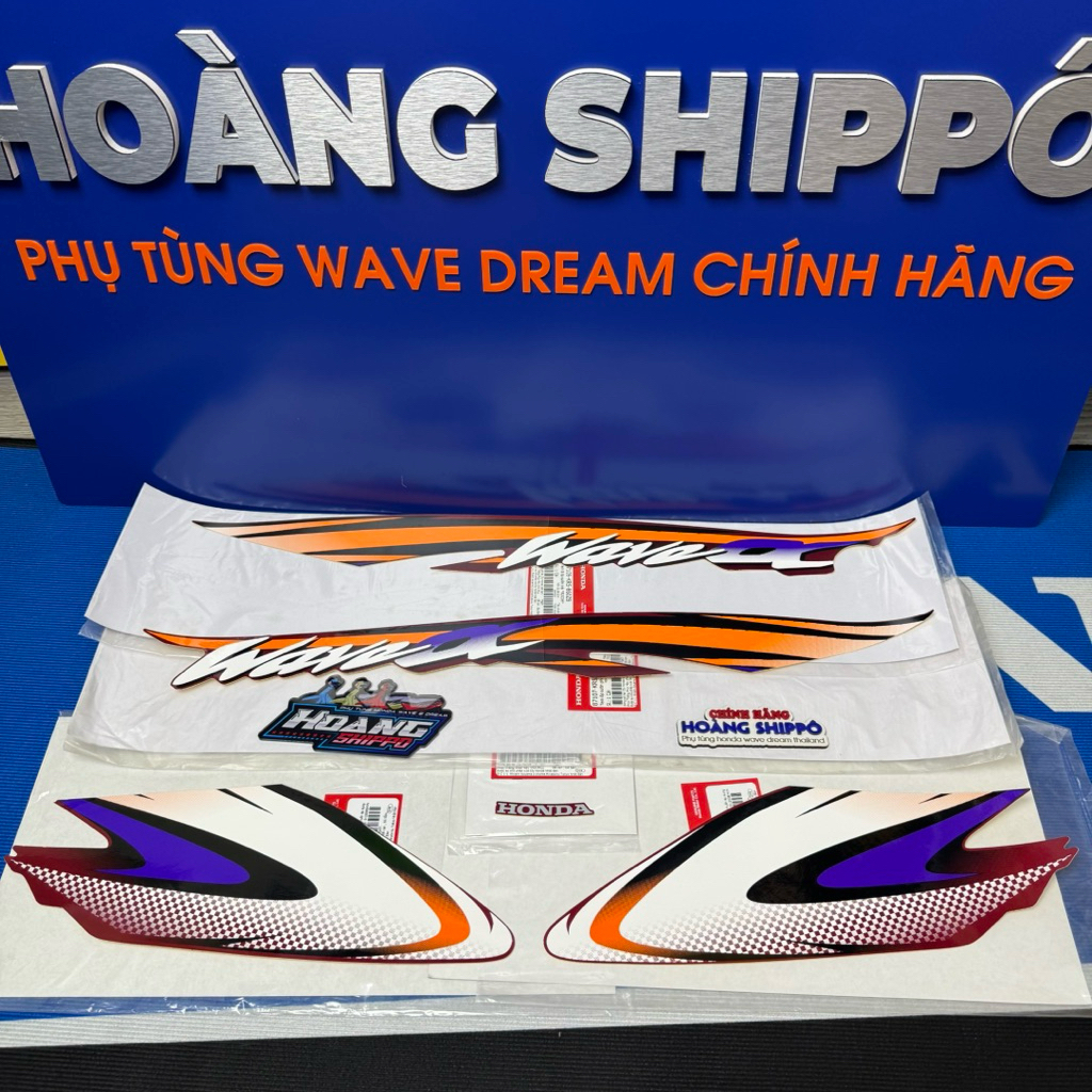 Tem wave alpha màu đỏ đô chính hãng tem chuẩn