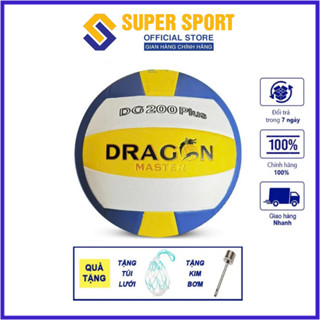  Bóng Chuyền Dragon Master DG200,DG220 Plus Da TPE Chính Hãng - Quả Bóng Chuyền Bách Hiền Chính Hãng 