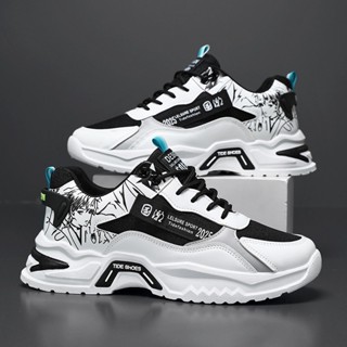 Giày Thể Thao Nam Đế Tăng Chiều Cao Trend TT30 Màu Trắng Đen