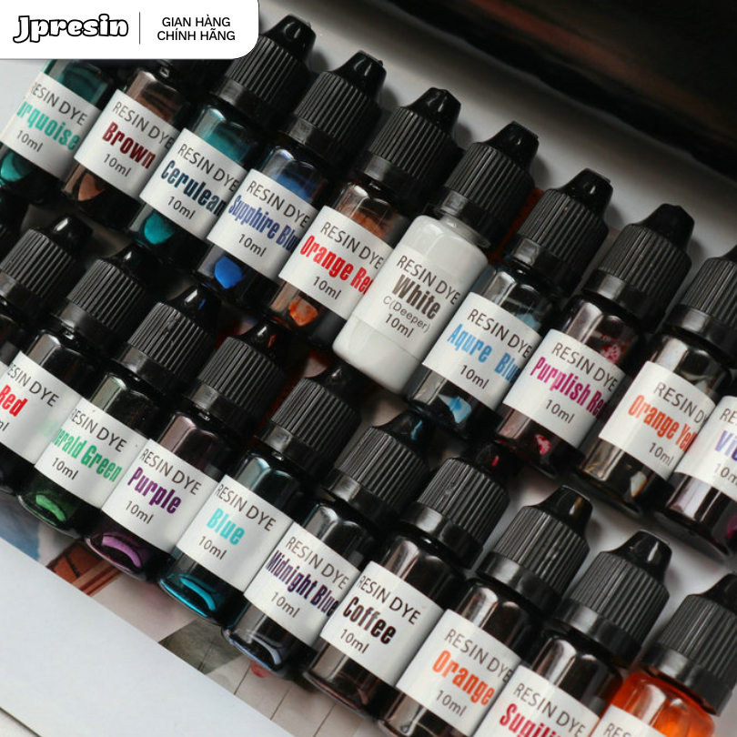 Màu Alcohol Ink 3D Pha Epoxy Resin Tạo Hiệu Ứng Loang Đẹp Mắt