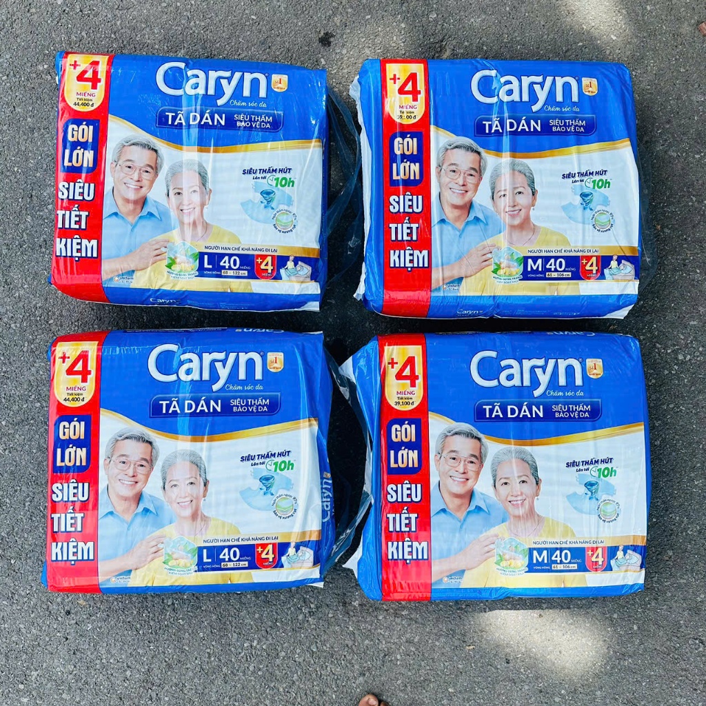 (Sỉ 80 miếng) Bỉm già Caryn M40 L40 XL40 siêu thấm #caryn #bỉm già caryn #tã giả caryn #bỉm già merzy #caryn #sunmate