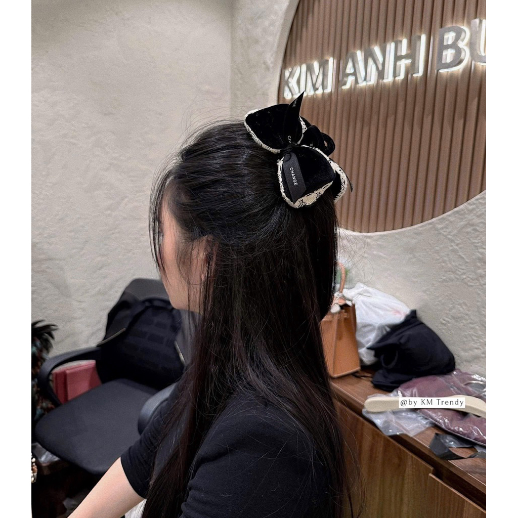 [ Hàng Sẵn ] Kẹp nơ phồng chang Kim Anh Bùi. ORCHID.SHOP