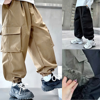  Quần Jogger Bé Trai Gái Size Đại 45kg - QuầnThu Đông Cho Bé - Quần Kaki Túi Hộp Bé Trai Bé Gái - Quần Gió Túi Hộp 